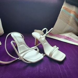 Wide fit Topshop strappy heels